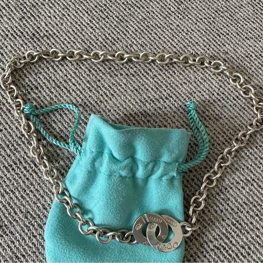 Tiffany and Co 1837 interlocking chain necklace